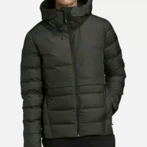 NEW Adidas Urban Real Down Outdoor Jacket Mens Earth Green $180 S,L,XL